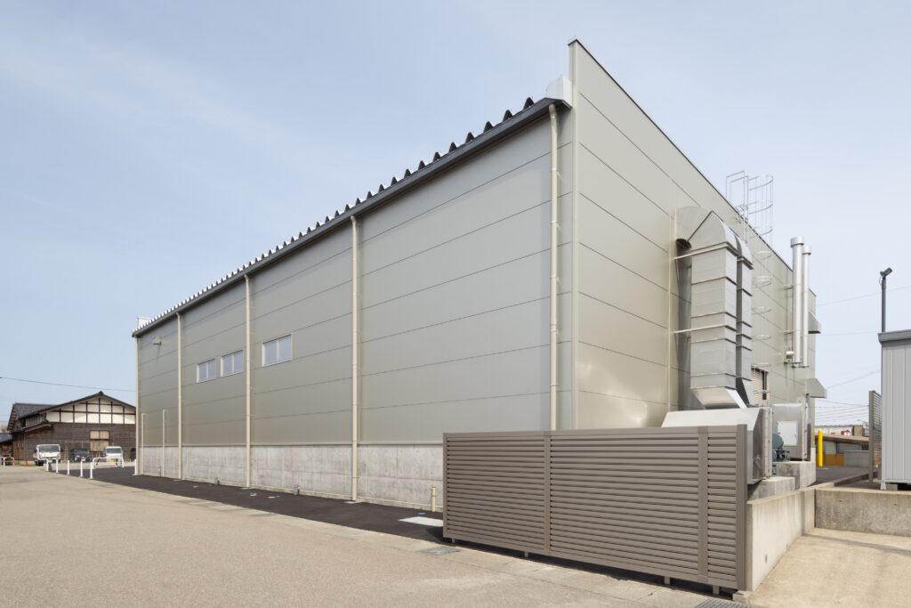 沖製あん株式会社　白山市田中町工場新築工事